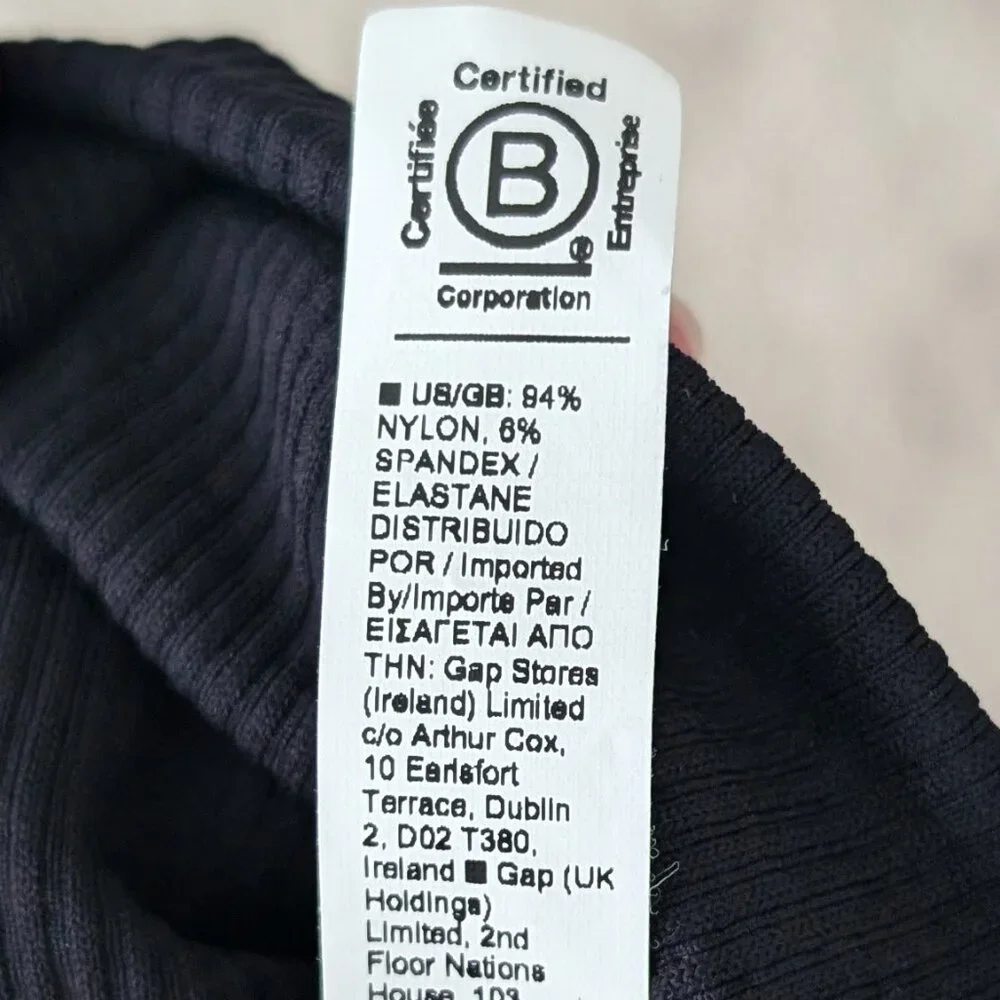 Athleta Flurry Blizzard Seamless Turtleneck, Black, Small - Picture 8 of 9